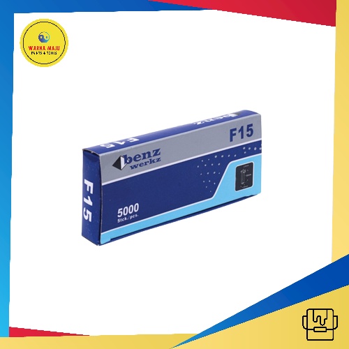 

Isi Staples Paku Tembak F15 15MM Staples U Mata Nailer Gun 5000 Pcs Benz Werkz