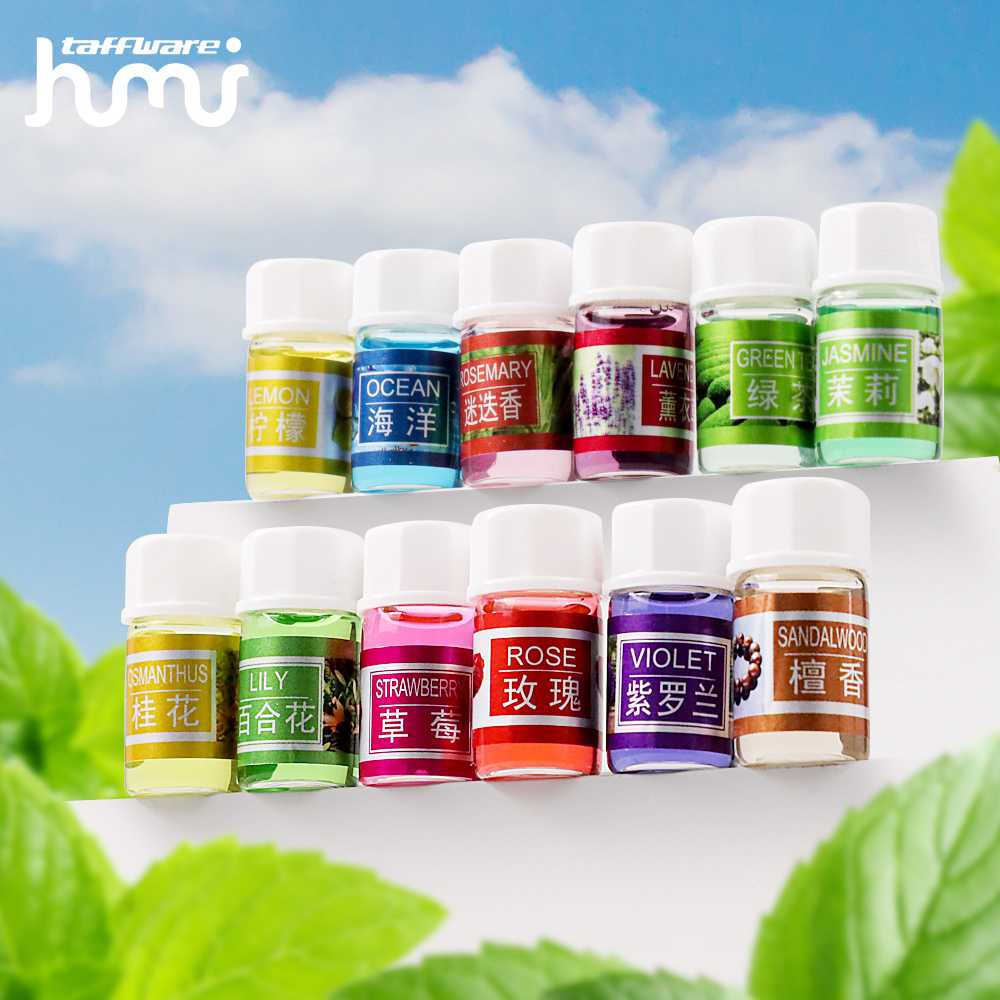 Essential Oil untuk Diffuser Humidifier Aromatherapy 12 Botol (3ml)