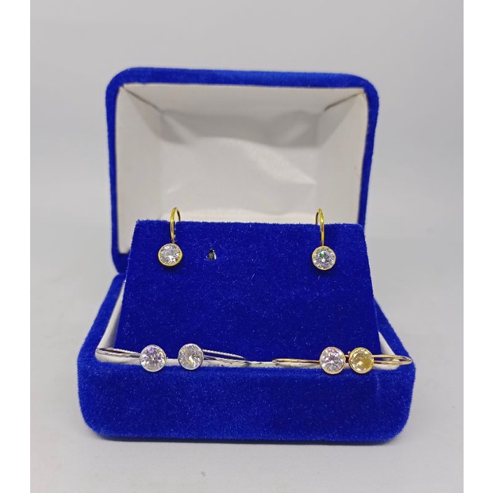 anting kait mt burung kecil / anting kait perak asli silver 925 lapis emas/ anting fashion terbaru