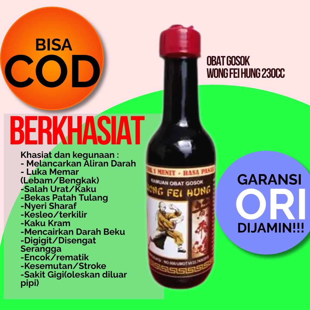 Arak Minyak Parem Kocok Ramuan Cina Tiek Ta Yok Ciu Gosok Pijat Massage Urut Wong Fei Hung Herbal Ar