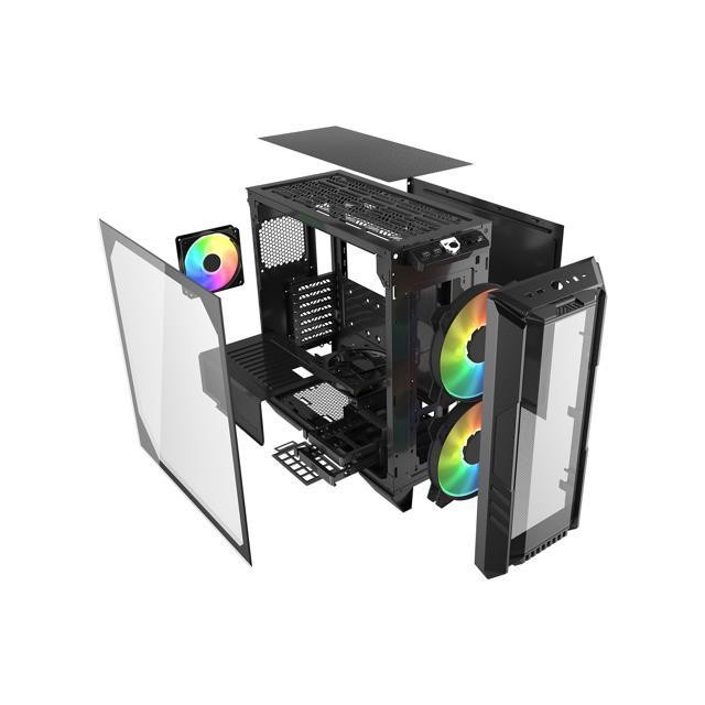 PC Case Gaming Cooler Master HAF 500 Black