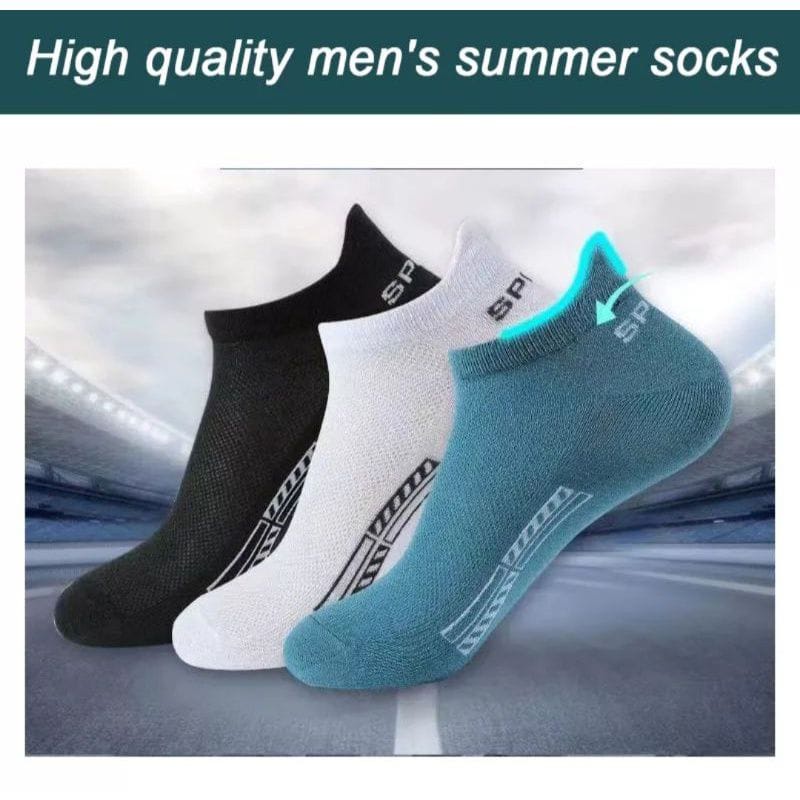 (mata kaki kuping) kaos kaki sport pendek/kaos kaki kuping hidden sock unisex