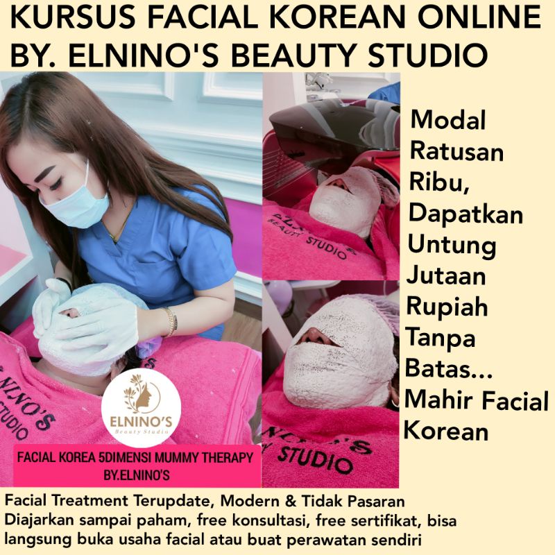 KURSUS ONLINE FACIAL KOREAN BY.ELNINO'S