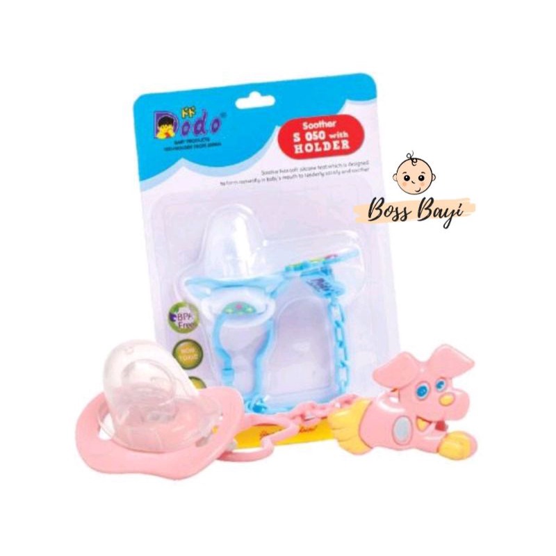 DODO - Soother Silicone SA1-SA2 / Soother with Holder S050 / Soother Glow S051 (Empeng Bayi)