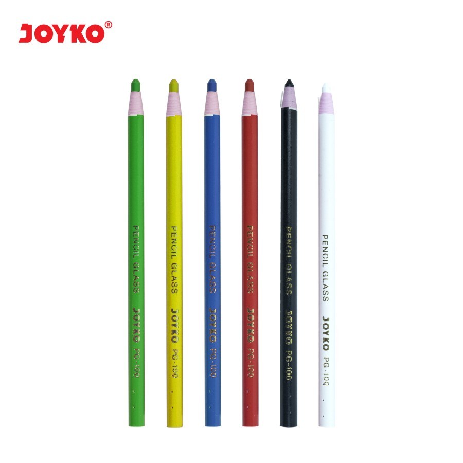 Pencil Glass / Pensil Kaca Warna Warni Joyko PG-100