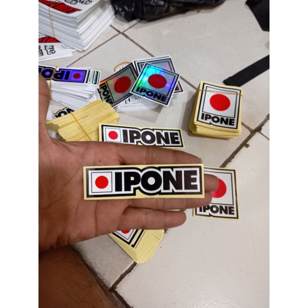 stiker ipone stiker oli motor