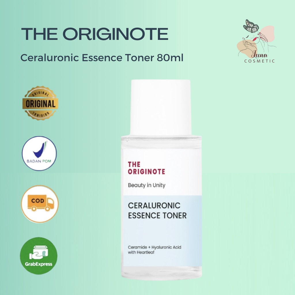 The Originote Ceraluronic Essence Toner 80ml - Toner Melembabkan dan Menjaga Skin Barrier