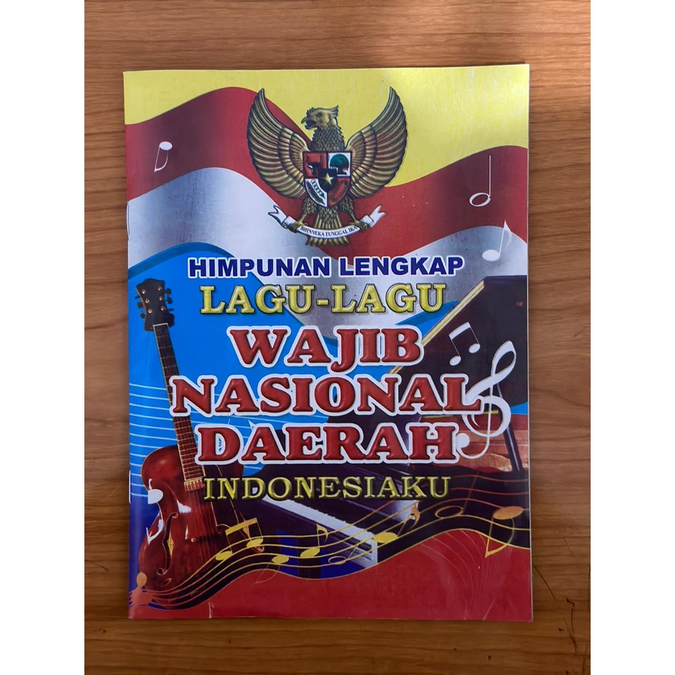 Buku Lagu Wajib Nasional Daerah Indonesia