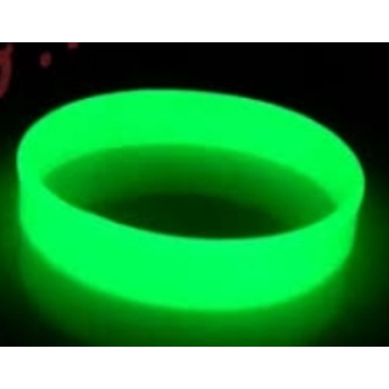 Glow in the dark Gelang karet polos