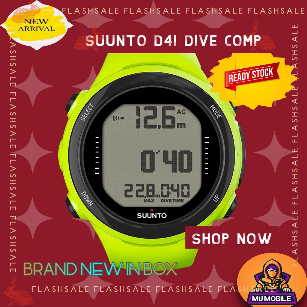 SUUNTO D4i NOVO DIVECOMP ORIGINAL GARANSI 1TH