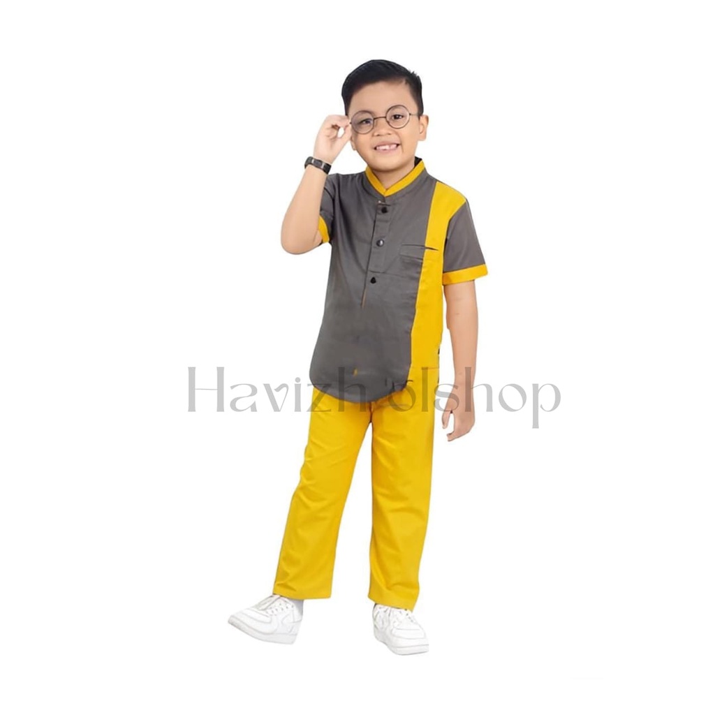 Setelan baju muslim anak laki-laki 1-12 tahun // fashion muslim anak terbaru