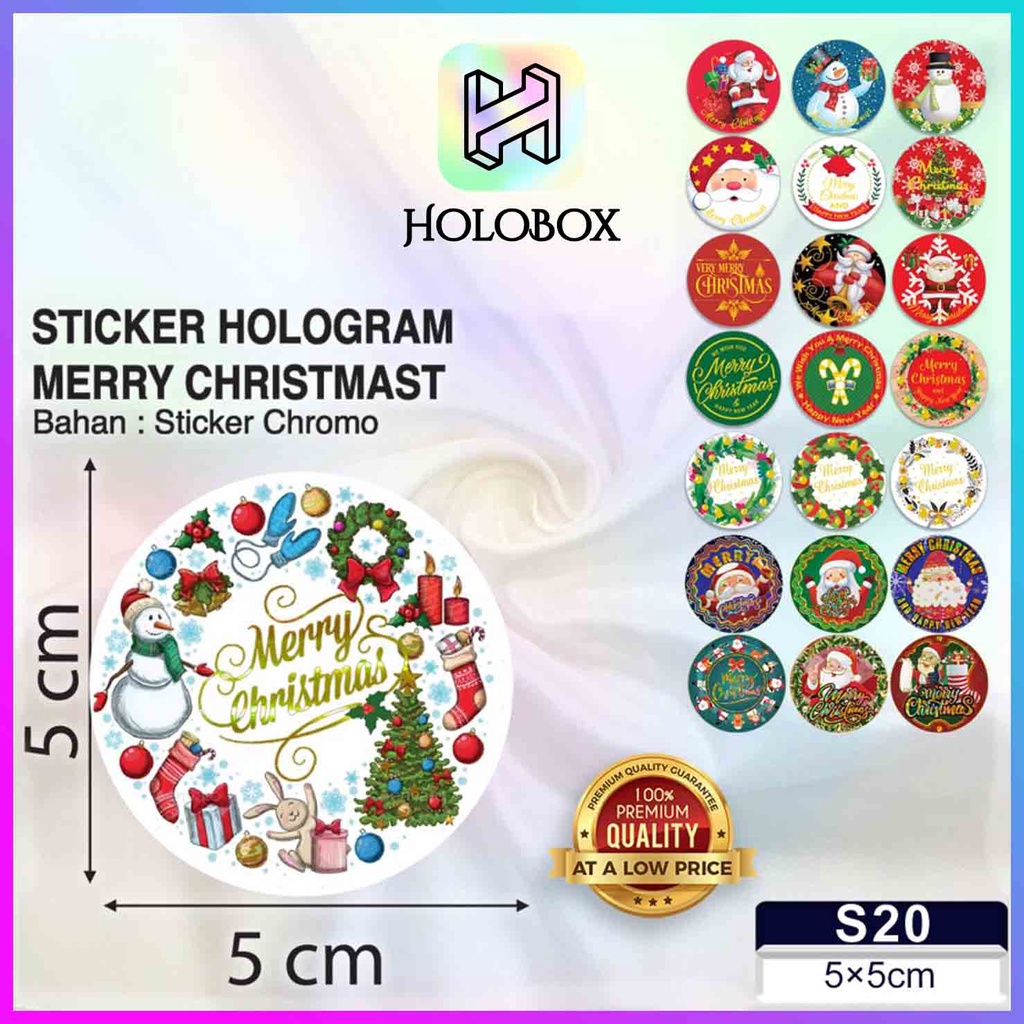 

Sticker|Sticker Murah|Hologram Emas|Sticker Merry Christmas|S20