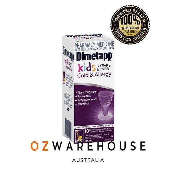 

Dimetapp Cold and Allergy 200mL