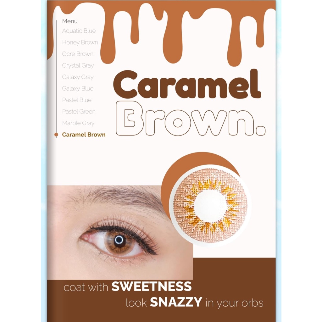 (PROMO)SOFTLENS NEW MORE DUBAI CARAMEL BROWN