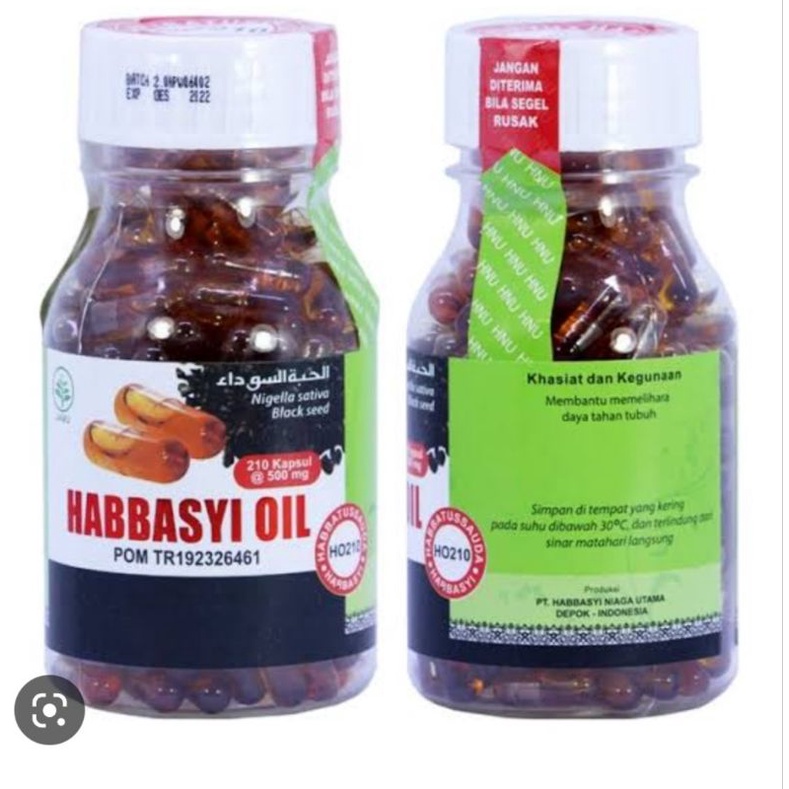 Habbasyi oil 210 kapsul