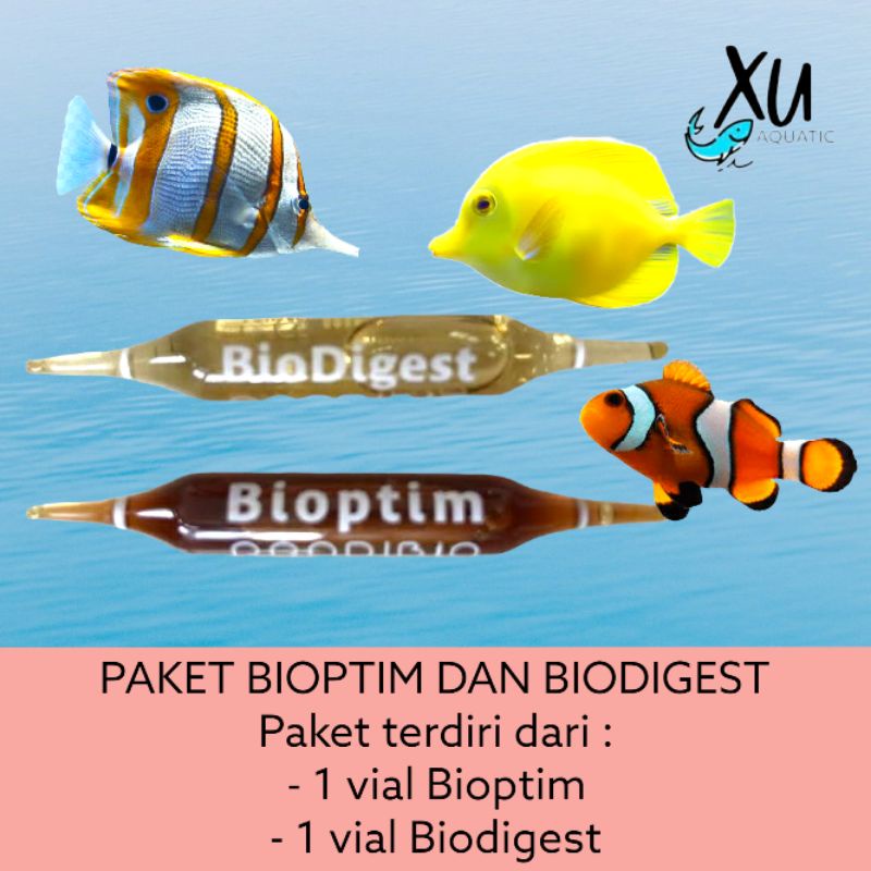 PAKET HEMAT PRODIBIO BIOPTIM + BIODIGEST 1 VIAL BAKTERI STARTER &amp; NUTRISI