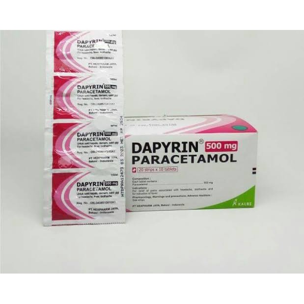 Dapyrin Kaplet Paracetamol Pereda Demam Dan Panas ORIGINAL-BPOM