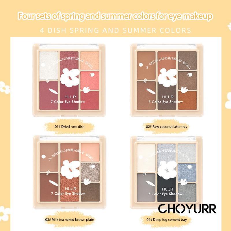 【COD】Eyeshadow Palette 9 Warna Pigmented  Sequin Glitter Eyeshadow Makeup Korean Eyeshadow Import -CH