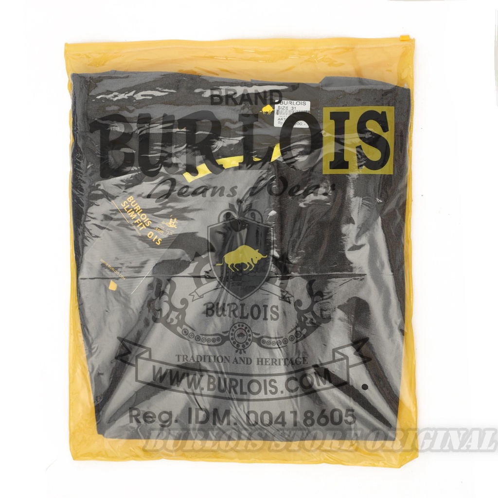 Burlois Store Original celana kerja formal kantor bahan jumbo SlimFit