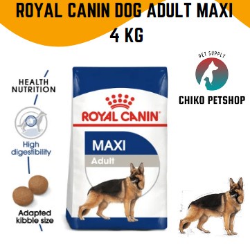 Royal canin anjing adult maxi 4kg | makanan anjing 4 kg