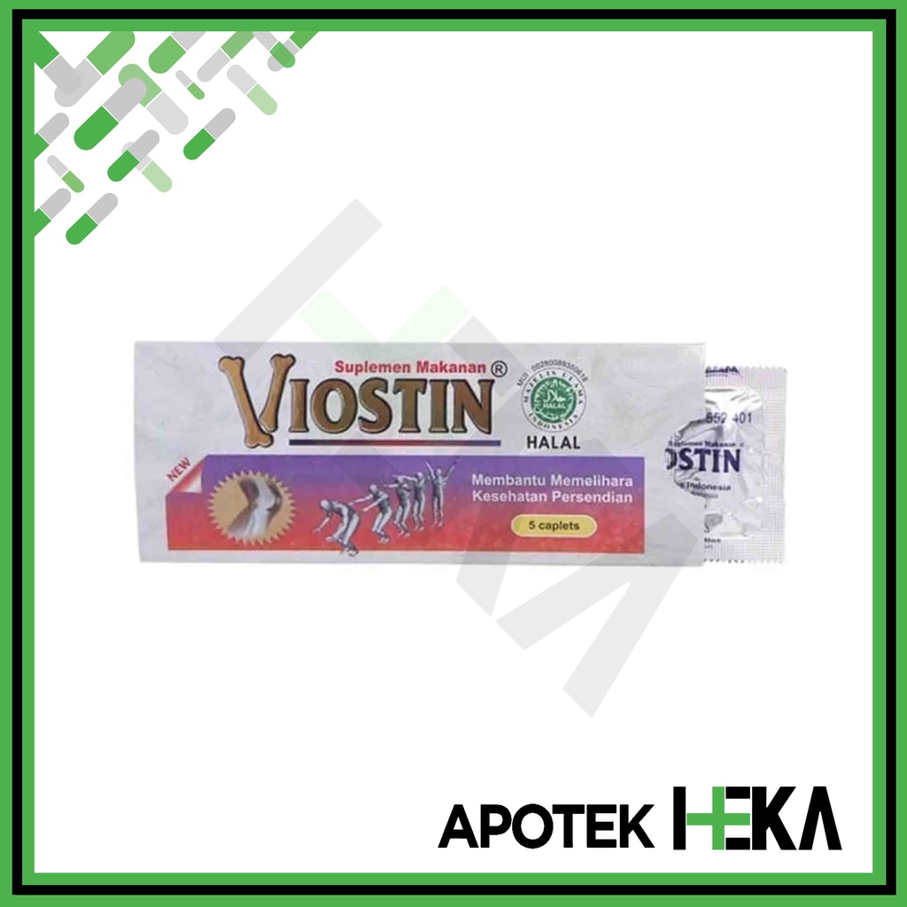 Viostin Strip isi 5 Kaplet - Suplemen Sendi Pereda Nyeri (SEMARANG)