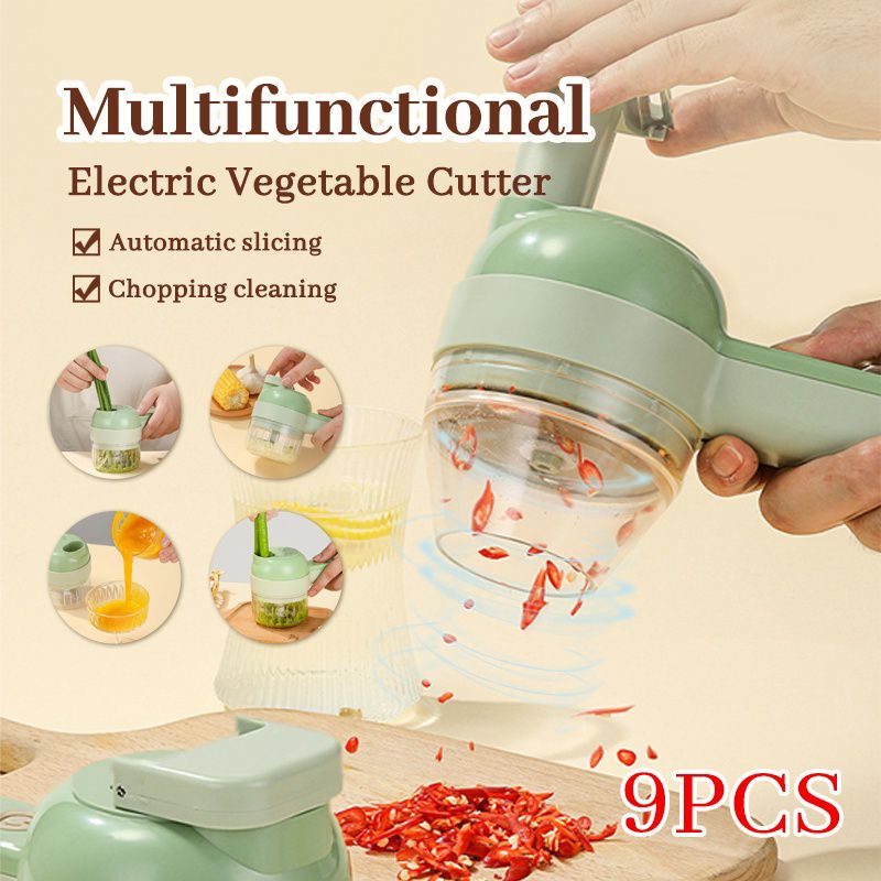 Food Chopper 4 in 1 alat pemotong alat penghalus