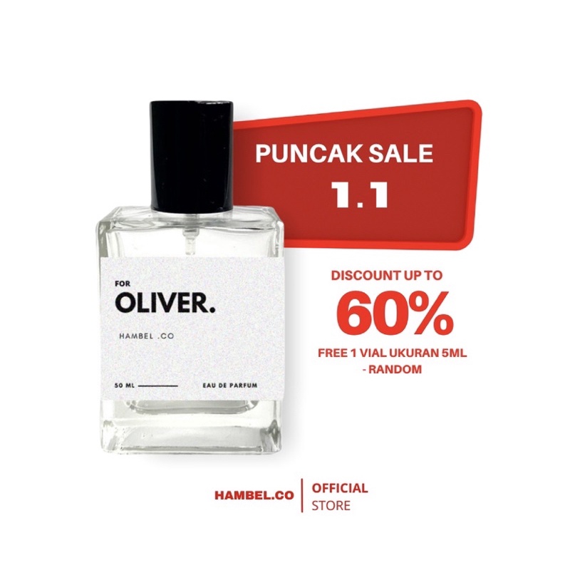 Hambel parfum- For Oliver | Vanilla & Coffee | parfum Unisex