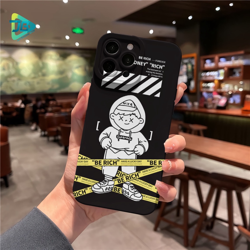 CUSTOM CASE SOFTCASE SILIKON PROCAMERA BE RICH CUSTOM XIAOMI REDMI 6A 8 8A PRO 9 9A 9C 10A NOTE 8 9 10 10S POCO M3 M4 JB6920