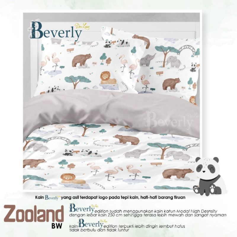 SPREI SET & BEDCOVER BEVERLY MOTIF ZOOLAND