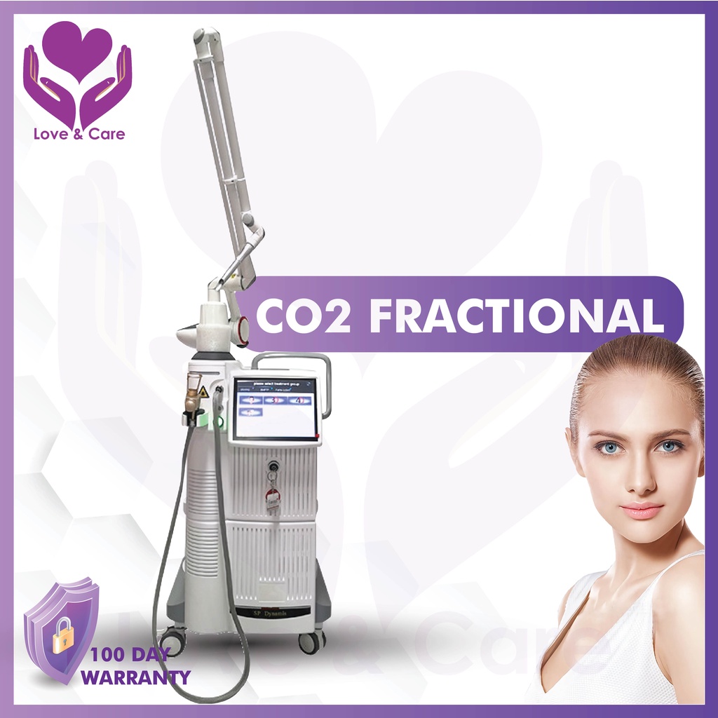 Alat Kecantikan Penghilang Bopeng Laser Co2 Fractional Standing Perawatan Wajah