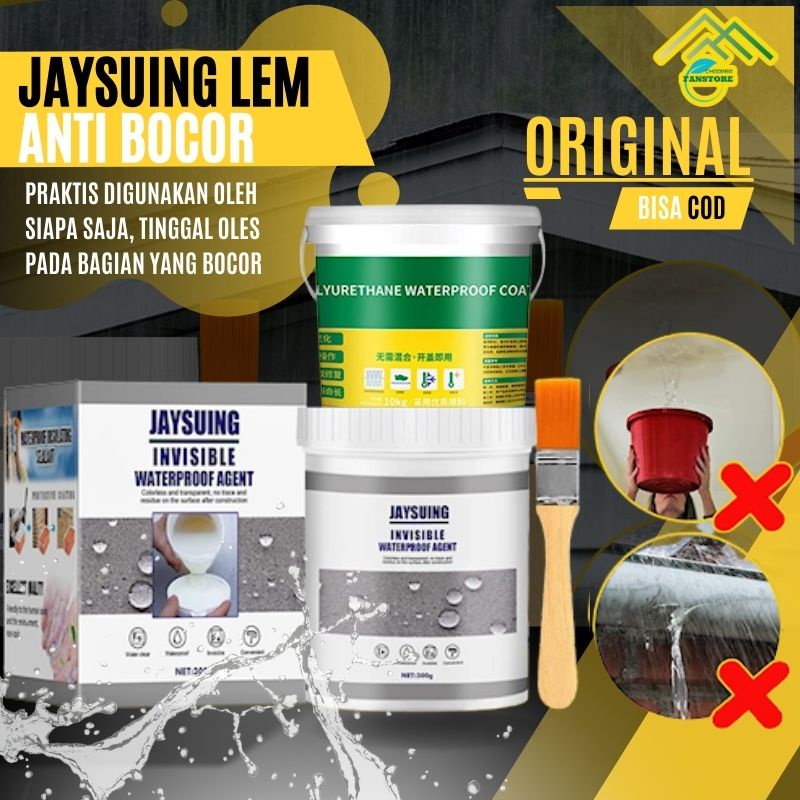 Jaysuing Lem Transparan Anti Bocor 300g Jaysuing Invisible Waterproof Insulating Sealant Anti Bocor 