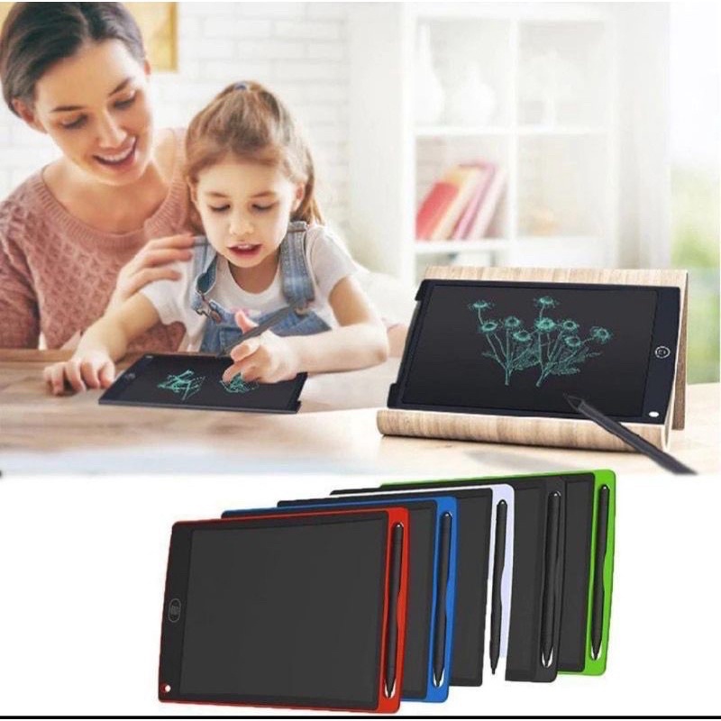 LCD Drawing Writing Tablet  8.5 Inch Mainan Papan Tulis Bisa Hapus Board Digital Pad Edukasi Pen Gambar Easy Writting 8,5&quot; Tab untuk Anak Menggambar Belajar menulis