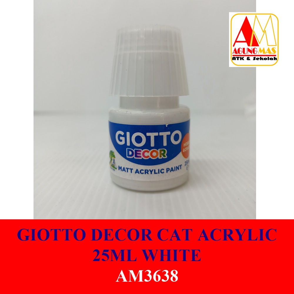 

GIOTTO DECOR CAT ACRYLIC 25ML WHITE