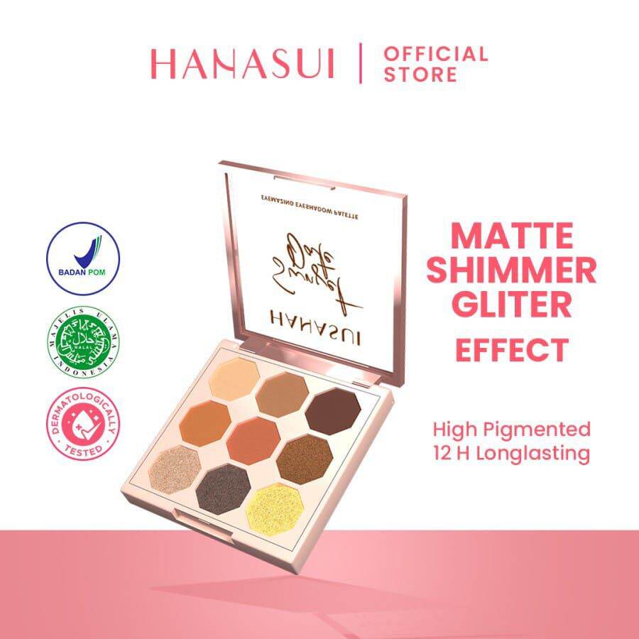 ✨LACIKOSME✨ HANASUI EYEMAZING EYESHADOW PALLETE - EYE SHADOW PIGMENTED ORIGINAL