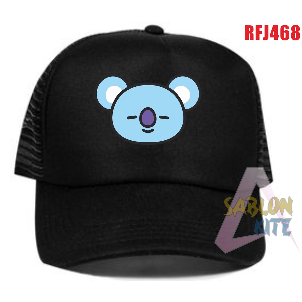 Topi Trucker Kpop tata chimmy cooky mang koya rj shooky RFJ468