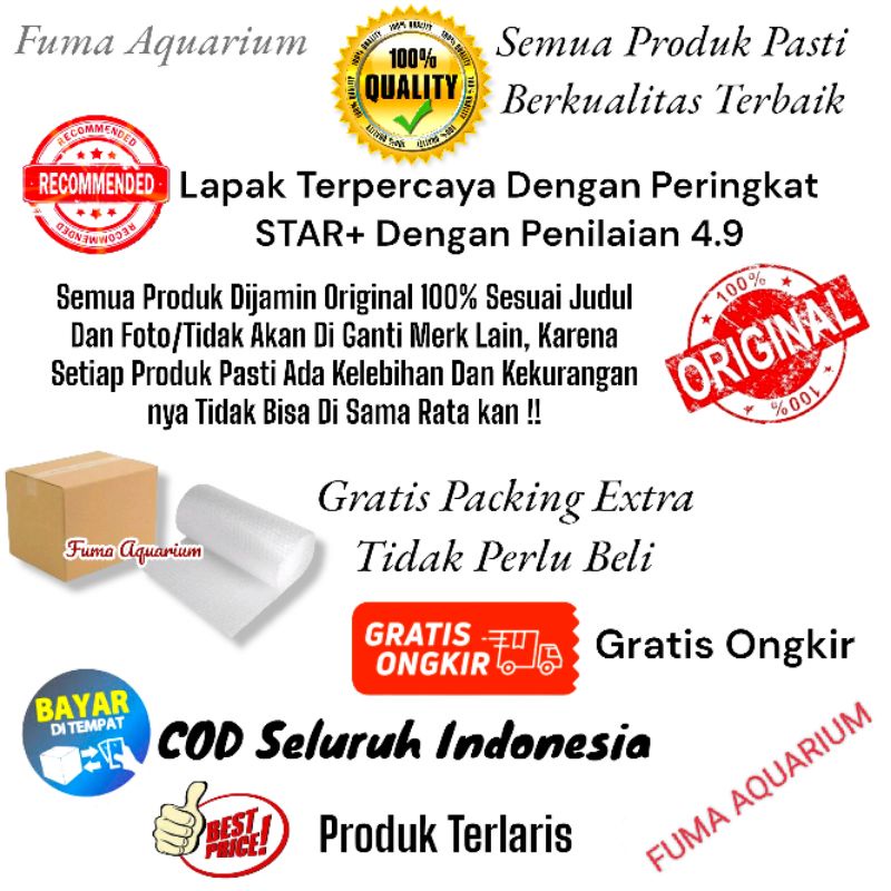 SAKKAI PRO AA 501 Filter Gantung Aquarium Transparan + Skimmer Hanging Hang on Aquascape