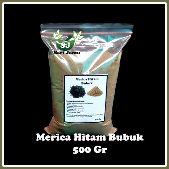 

*****] Bumbu Masak Merica / Lada Hitam Bubuk Asli 500 Gr