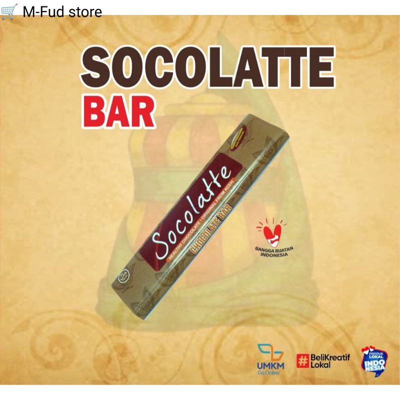 

Coklat batang khas Aceh Socolatte bar (25gr)