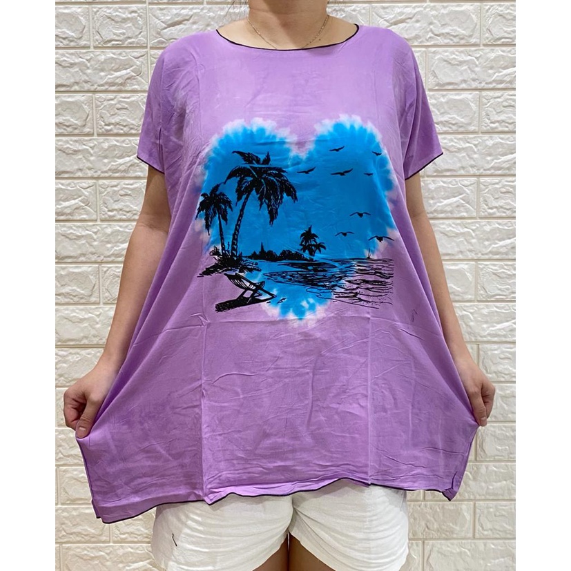 BAJU BALI JUMBO PRINTING FIT TO XXXL TD/LOVE