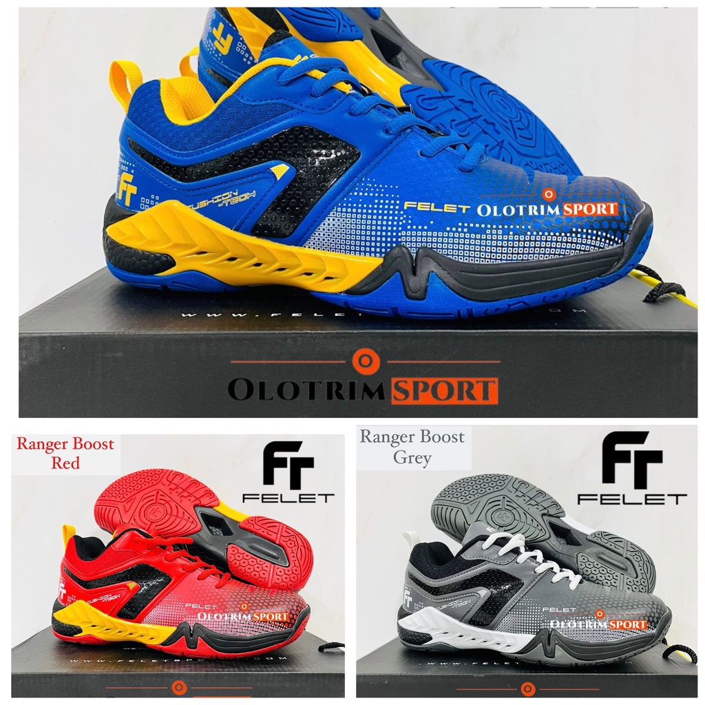 Sepatu Badminton FELET Ranger Boost Original