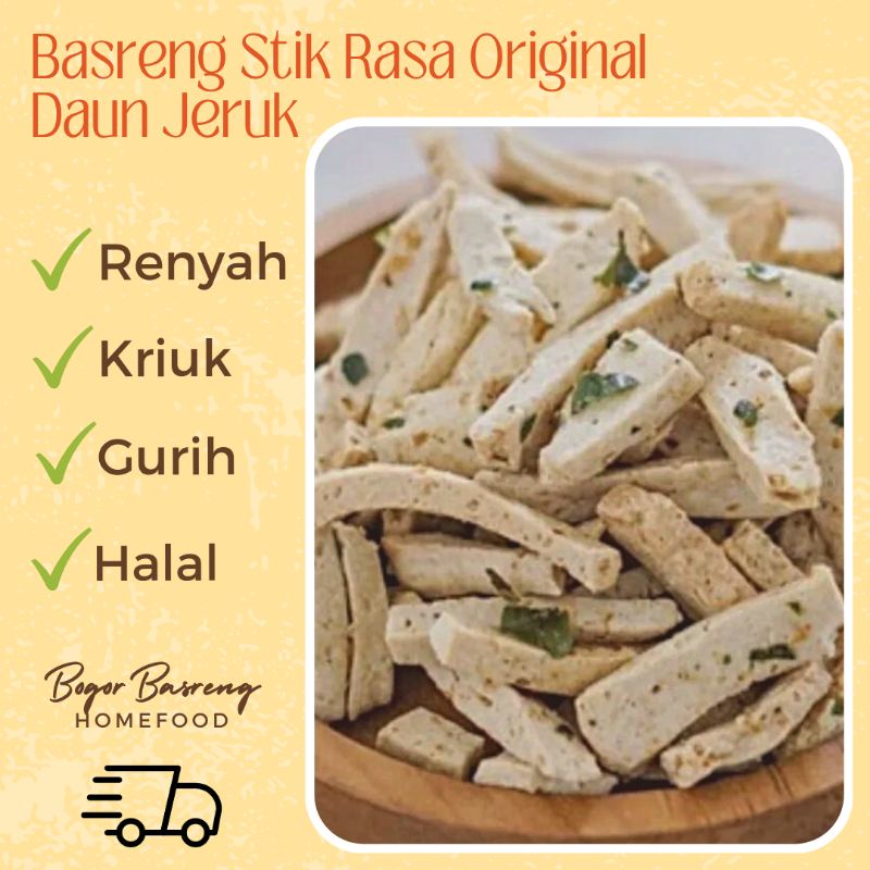 

Basreng Stik Original Daun Jeruk Kiloan Premium Renyah Gurih