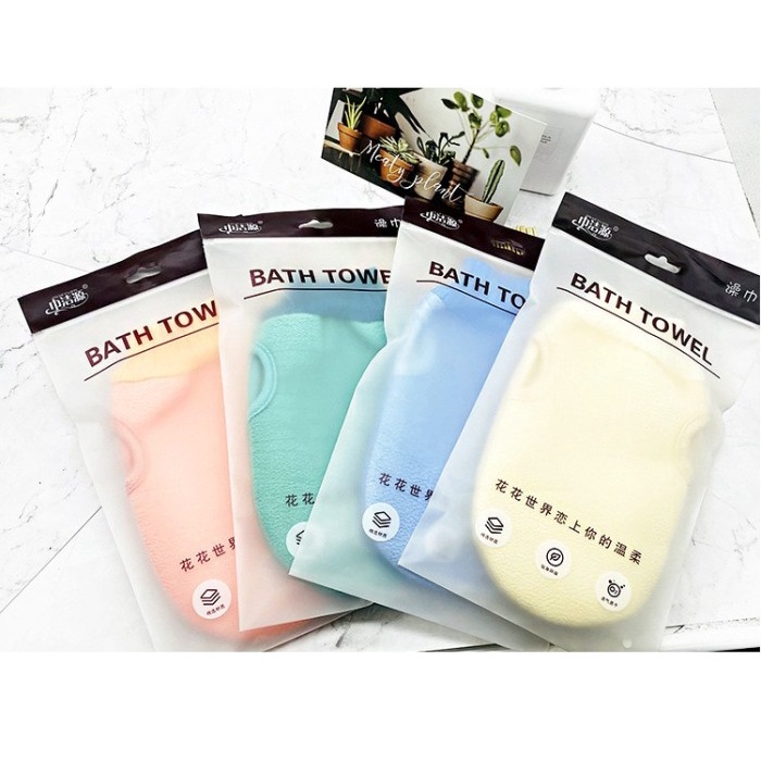 barokahgamis Gants Shower | Wash Lap Handuk Bersihkan kulit mati dan anti jerawat