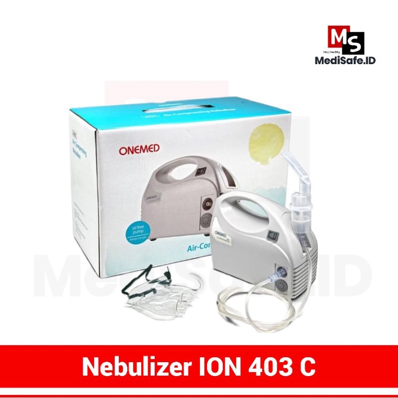 Nebulizer ION 403C Onemed Air Compressing Nebulizer Alat Terapi Uap Saluran Pernafasan