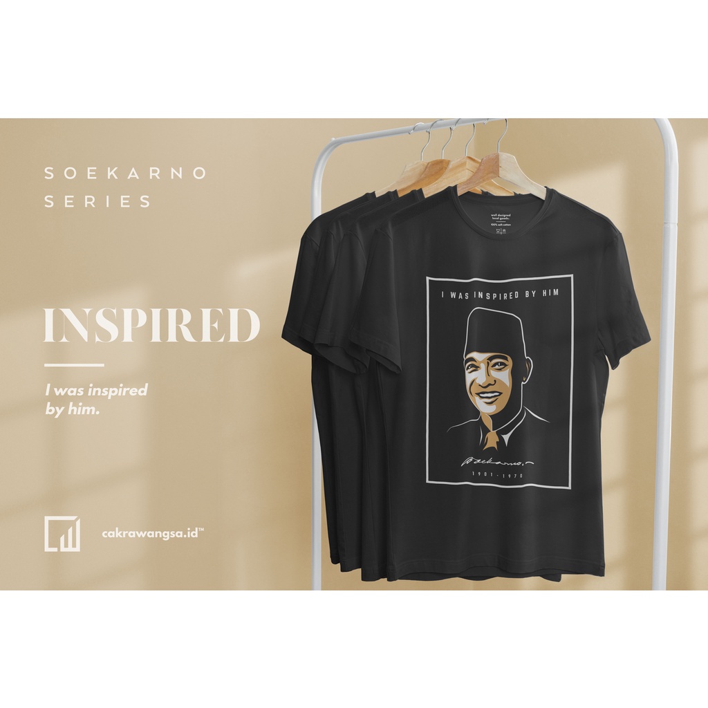 Kaos Souvenir Khas Blitar - INSPIRED BLACK