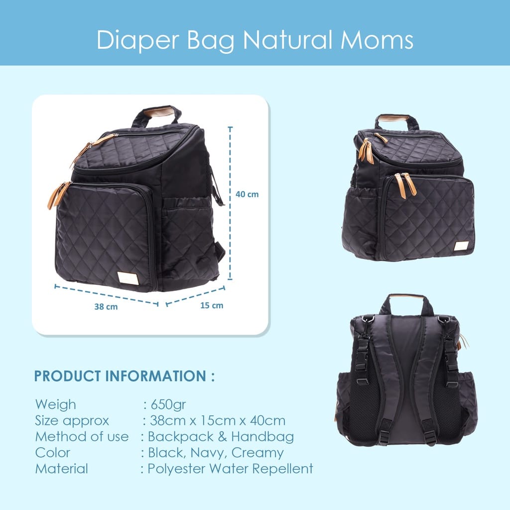 Natural Moms Diaper - Tas Perlengkapan Bayi NM-D