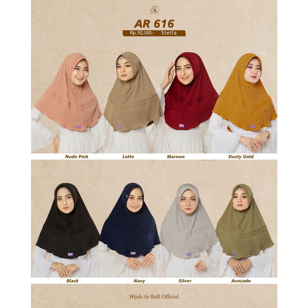 Jilbab arrafi terbaru 2023 hijab instant