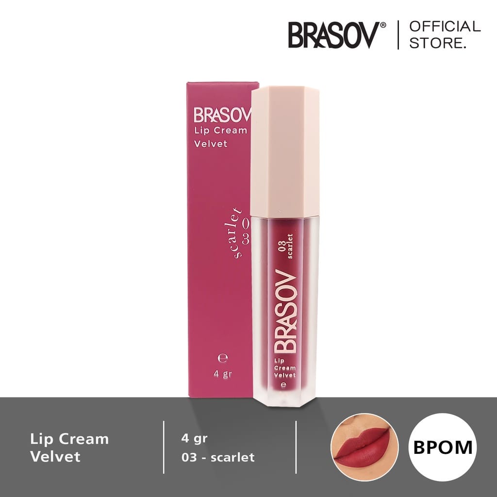 ❤ PAMELA ❤ BRASOV LIP CREAM VELVET 4GR - LIP VELVET - LIPCREAM