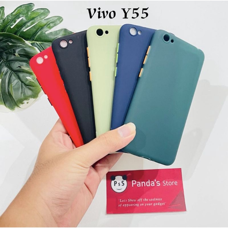 Case Vivo Y55 Babycase Makaron Full Color Softcase Vivo -PsS