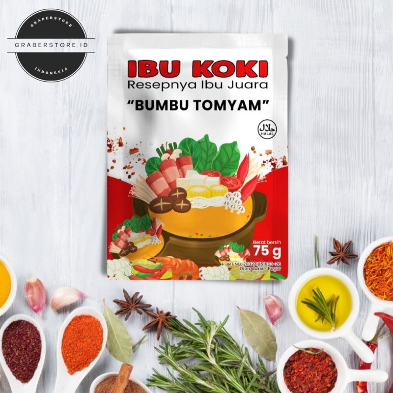 

Ibu Koki Bumbu TomYam 75gr