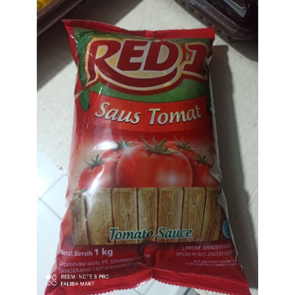 

RED 1 saos tomat saos cabe 1 kg